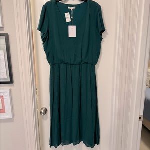 WAYF Teal Dress - new with tags